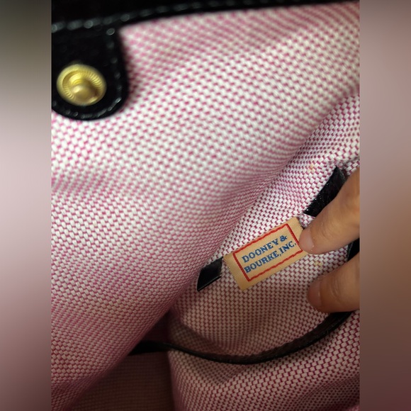 Dooney & Bourke Black Patent Leather Bag - Picture 8 of 8